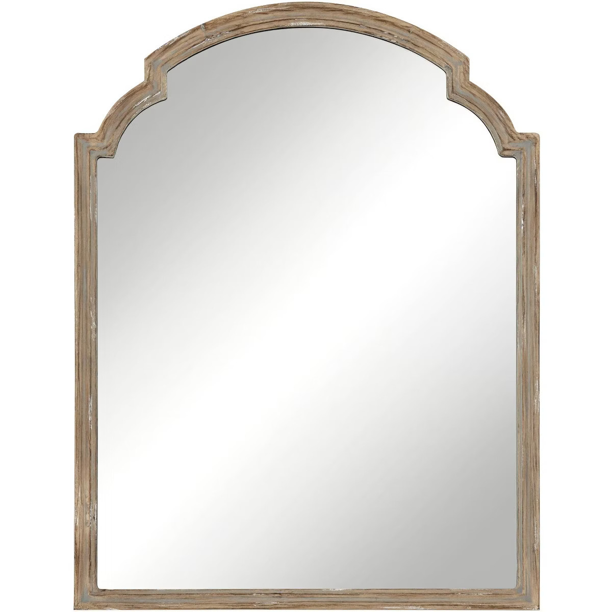 Uttermost Greta Faux Wood Finish 30" x 39 1/2" Arch Top Wall Mirror | Target