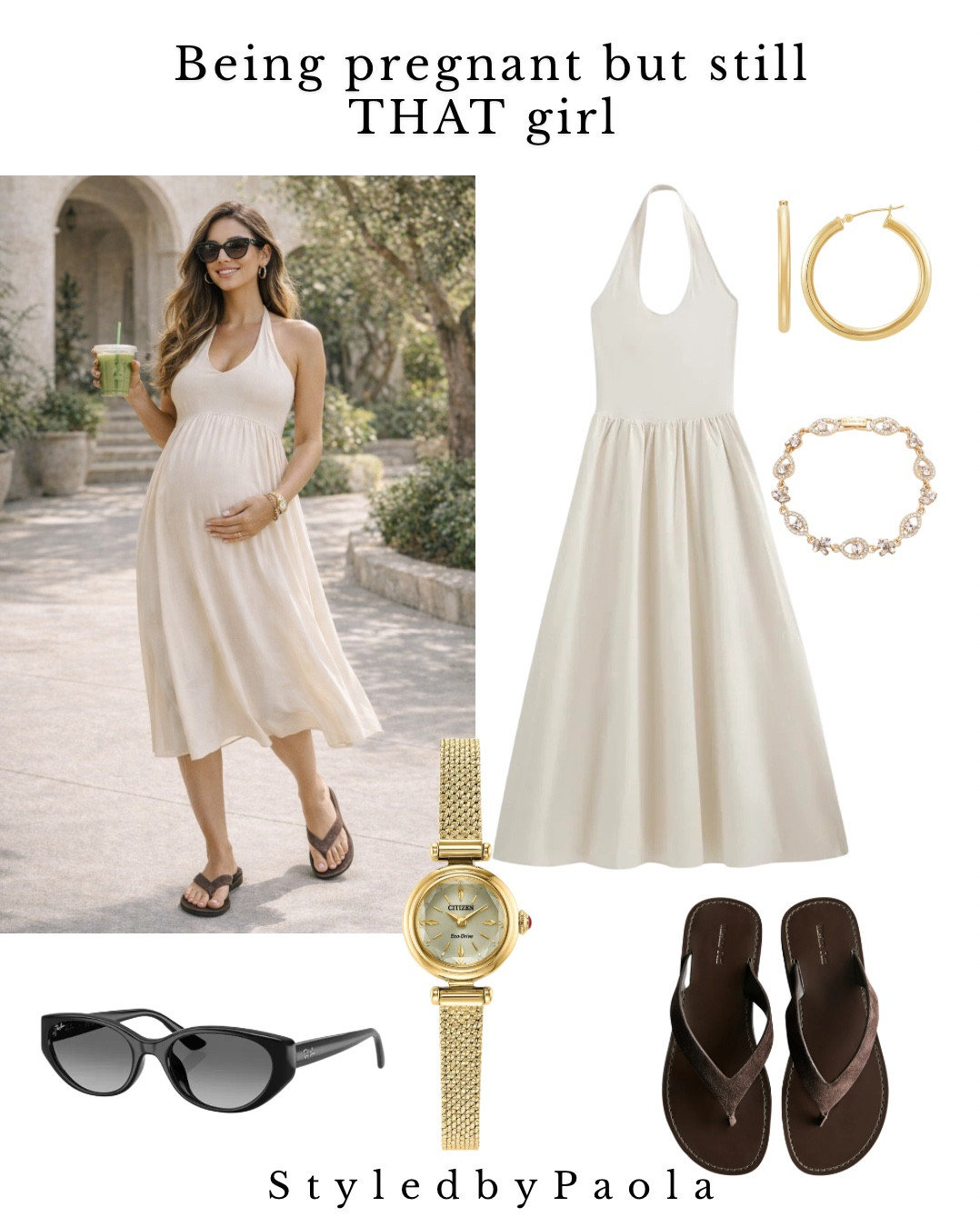 Effortless, elevated, and bump-friendly 🤍 this flowy dress is everything for summer—lightweight, flattering, and so easy to style. Paired it with gold accessories + my go-to sunnies for that clean, minimal look.

Perfect for coffee runs, errands, or just feeling put together without trying ✨

Shop the full look linked ✨


#LTKootd #LTKU #LTKBump
