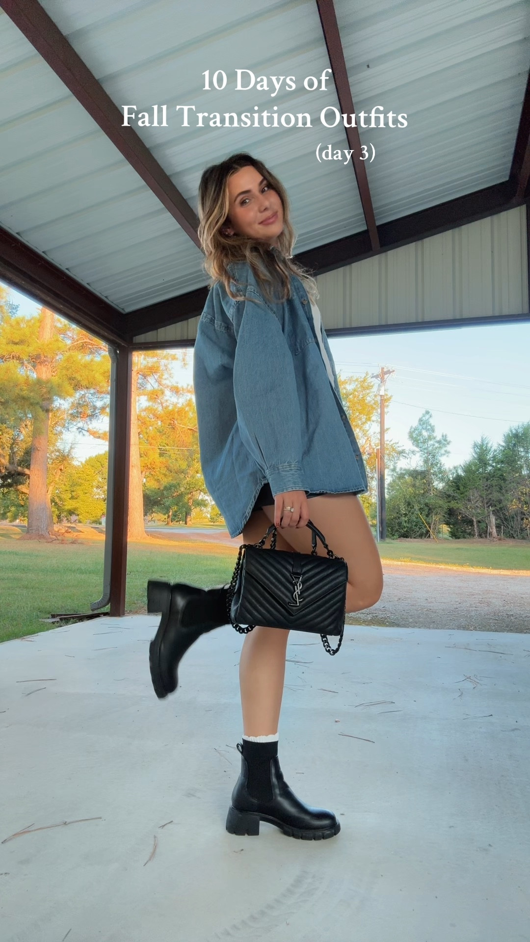 Fall transition outfit 3/10🫐☕️🖤

#LTKBacktoSchool #LTKSeasonal #LTKFindsUnder50