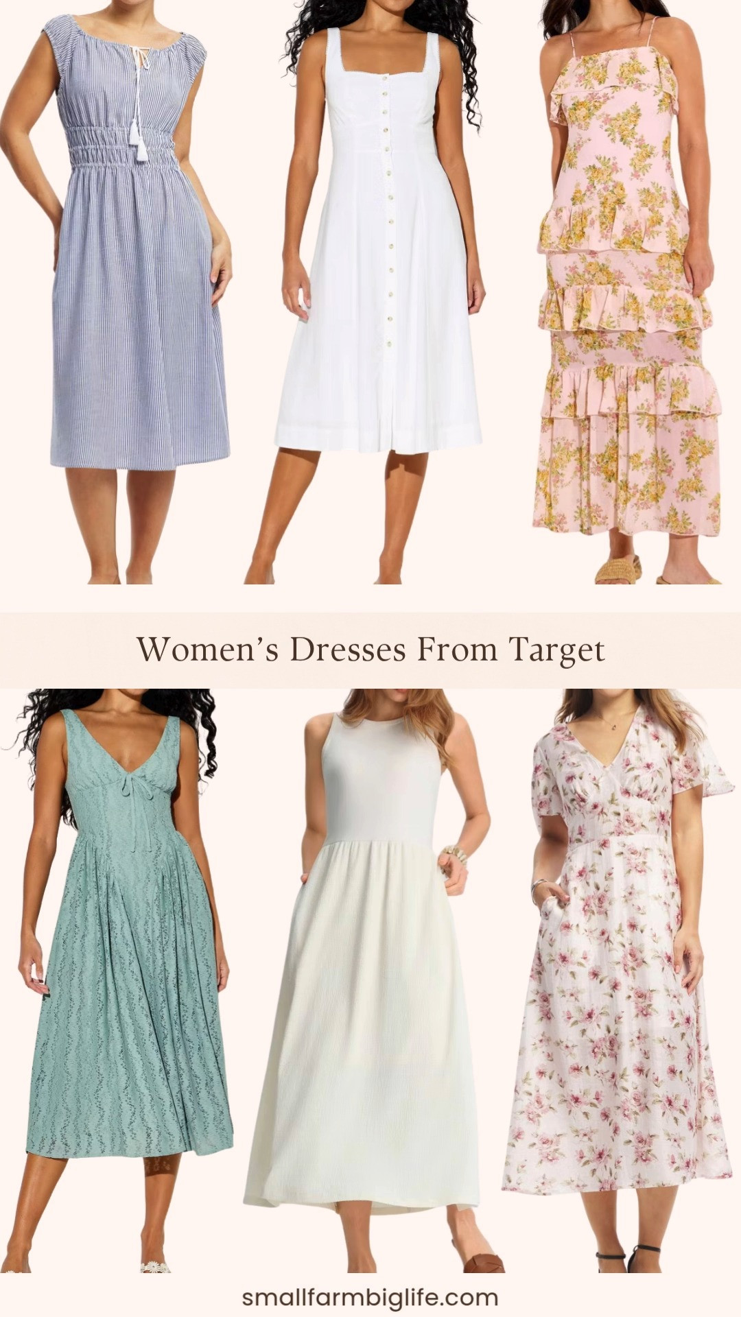 Easter is this Sunday and if you are still looking for the perfect dress Target has so many beautiful options right now that you can grab in store today or order for fast delivery 🌸✨ I rounded up my favorite spring and summer dresses that work perfectly for Easter brunch and church but honestly these are so versatile that you are going to reach for them all season long. Whether you need a wedding guest dress, a summer dress for vacation, a date night dress, or just something fresh and beautiful to wear this weekend these Target finds have you completely covered. So many stunning prints, silhouettes, and price points in this round up and everything is available right now. Head to your nearest Target or order online for delivery before Sunday. Everything is linked in my LTK shop! 🛒🌸 

 #LTKgrwm #LTKootd #LTKOver40