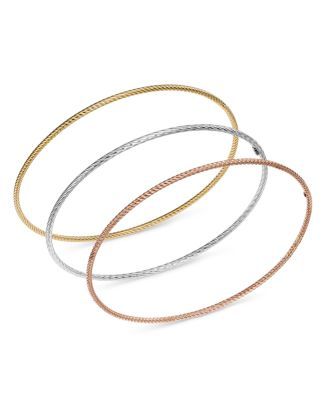 Twisted Bangle in 14K Gold - 100% Exclusive | Bloomingdale's (US)