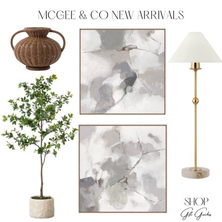 McGee and co new arrivals! Some of my favorites and what I would purchase for my living room if I had unlimited money! 

Artwork set abstract, floor lamp, faux tree in pot, table decor, traditional home interior design 

#LTKfamily #LTKFind #LTKhome
