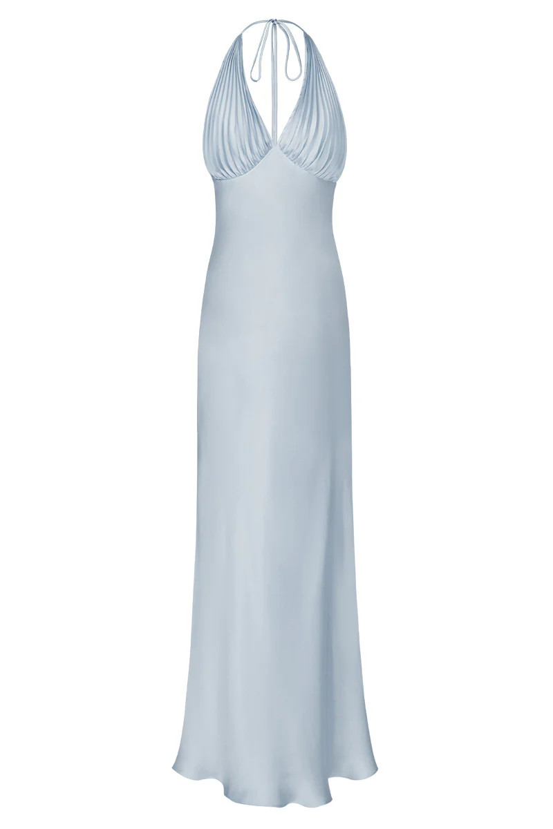 MS. PLEAT BLUE MAXI DRESS | Stolen Stores | CULT MIA | CULT MIA UK LTD