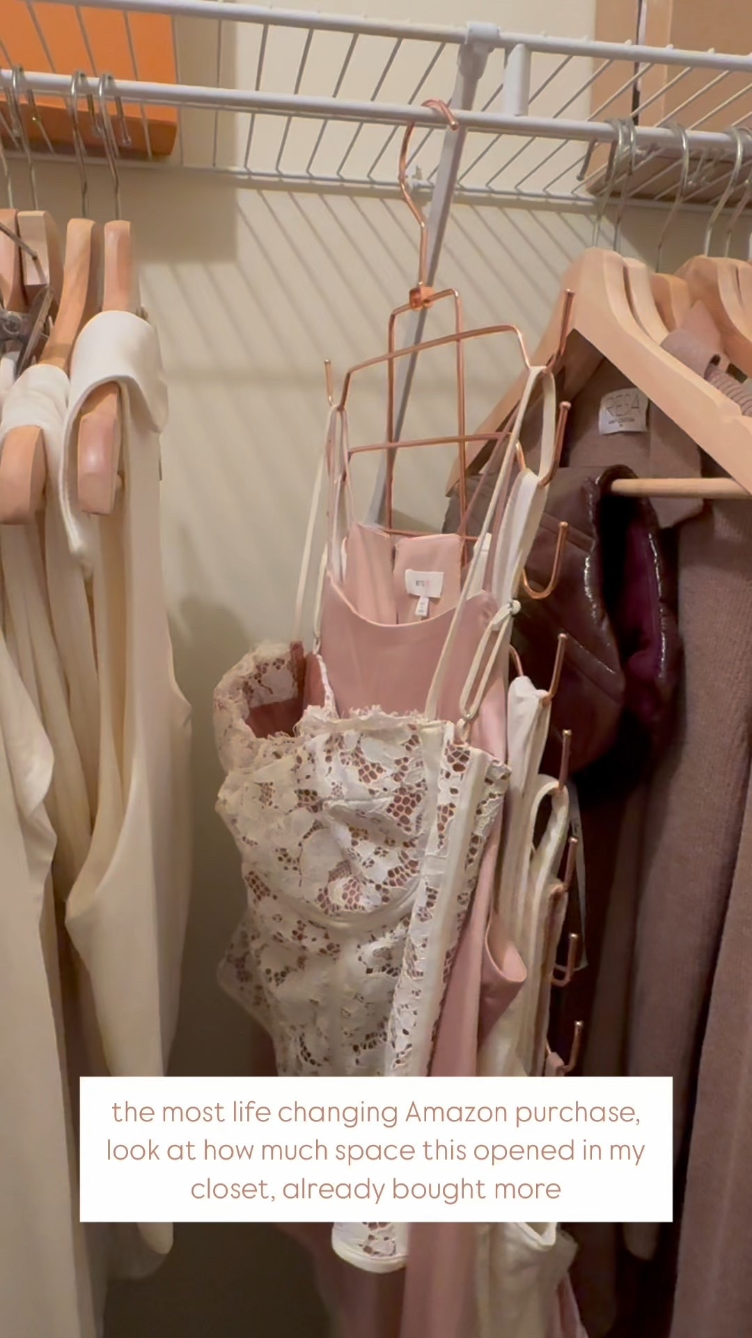 Obsessed with this rose gold  hanger set! The perfect space-saving solution to keep your closet organized and chic. Ideal for bras, camis, and crop tops—functional and pretty. Linked my exact set for you!

#LTKHome #LTKFindsUnder50 #LTKStyleTip