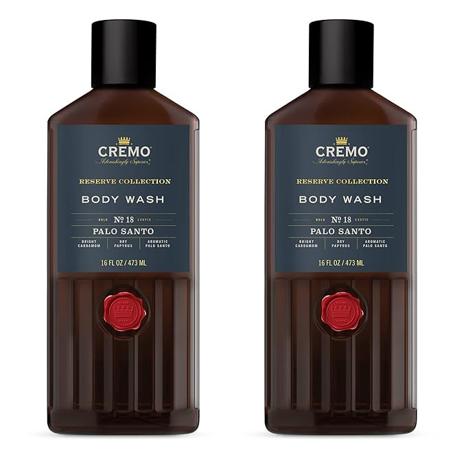 Cremo Rich-Lathering Palo Santo (Reserve Collection) Body Wash, Notes of Bright Cardamom, Dry Pap... | Amazon (US)