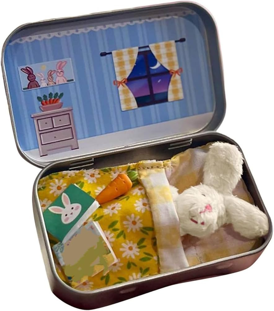 Easter Little Pocket Bunny Decorative Boxes, Pocket Bunnies,Easter Basket Stuffer, DIY Pet Bunny,... | Amazon (US)