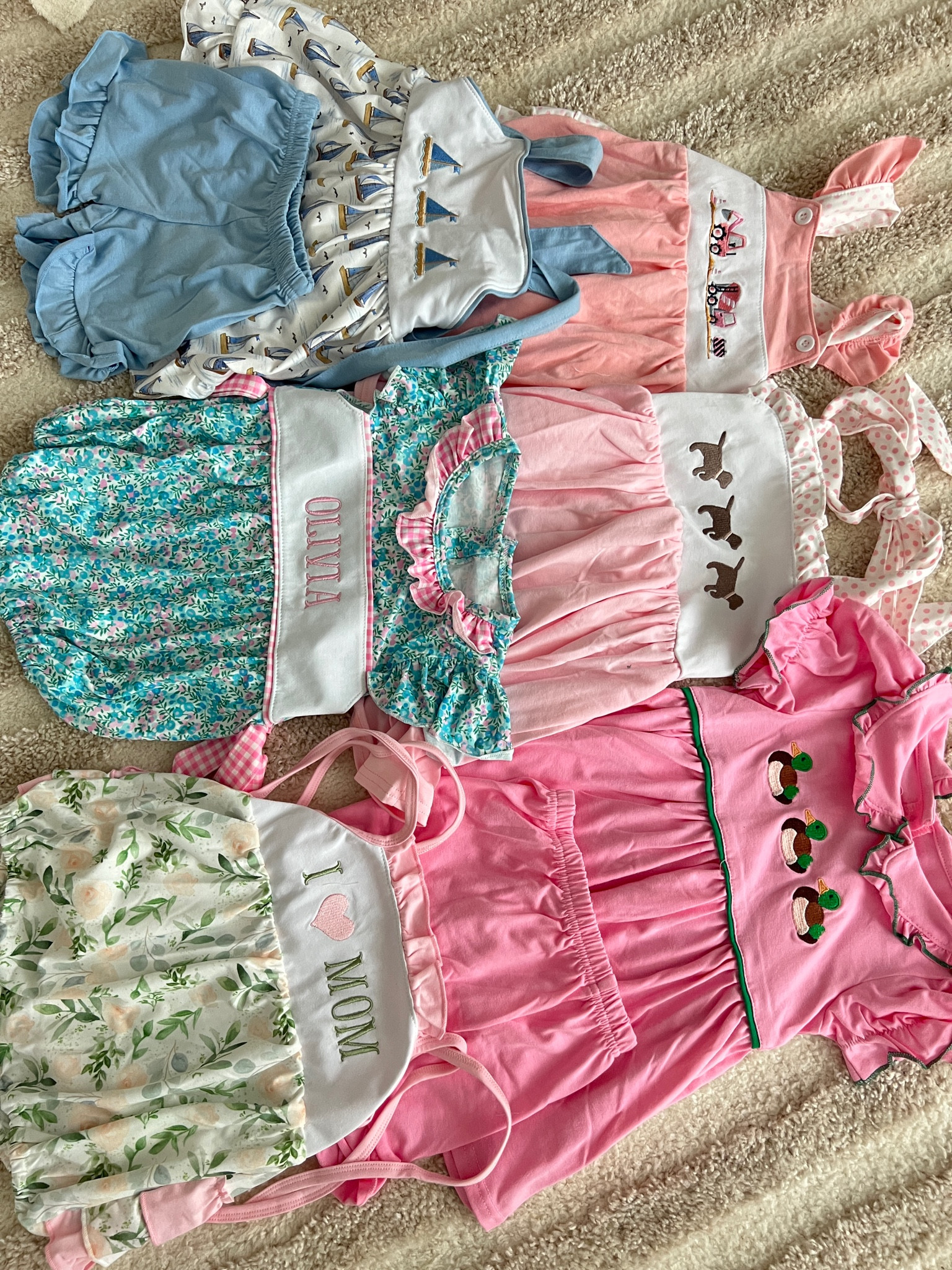 Bubbles, two-piece sets & dresses $11-$16! TTS. 