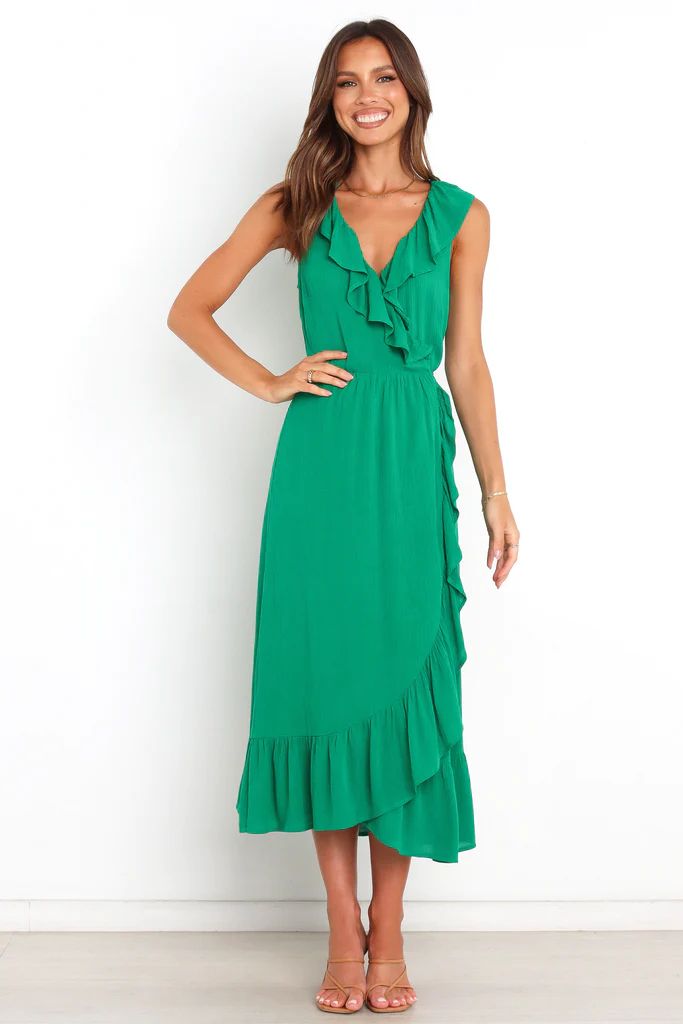 Mariska Dress - Green | Petal & Pup (AU)