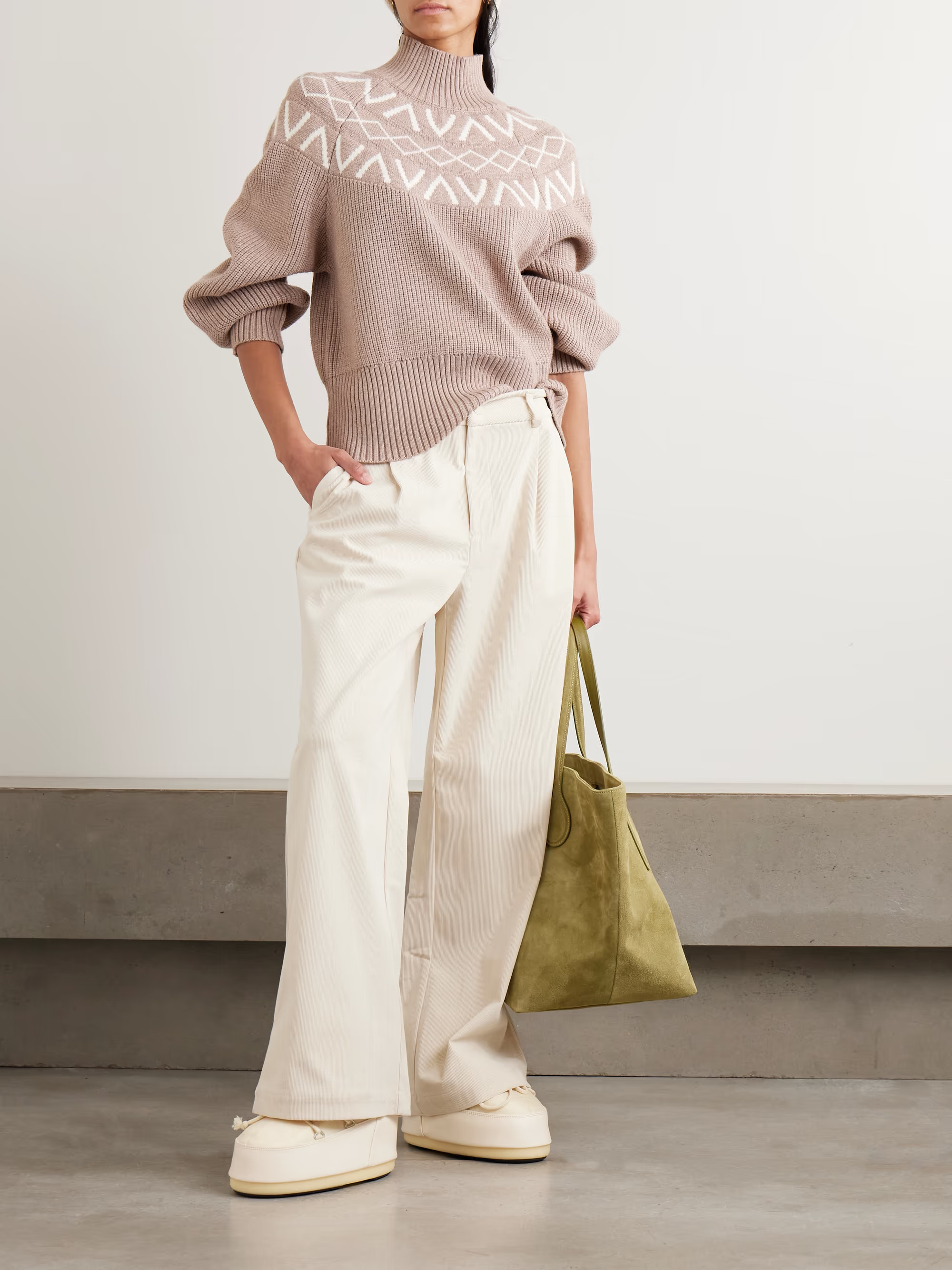 Marcie Fair Isle knitted sweater | NET-A-PORTER (US)