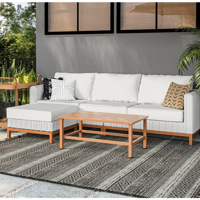 Origin 21 Veda Springs 5-Piece Patio Conversation Set with Egg Chair Off-white at Lowes.com | Lowe's