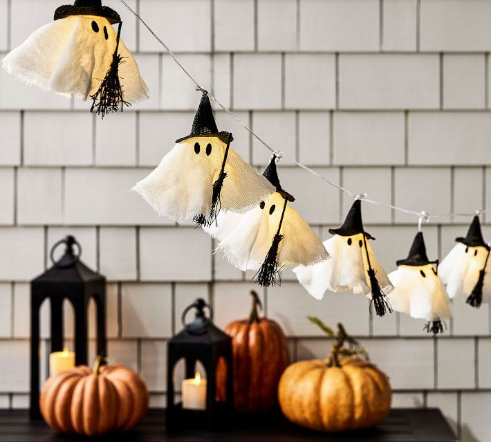 Lit Witch Ghost String Lights | Pottery Barn (US)