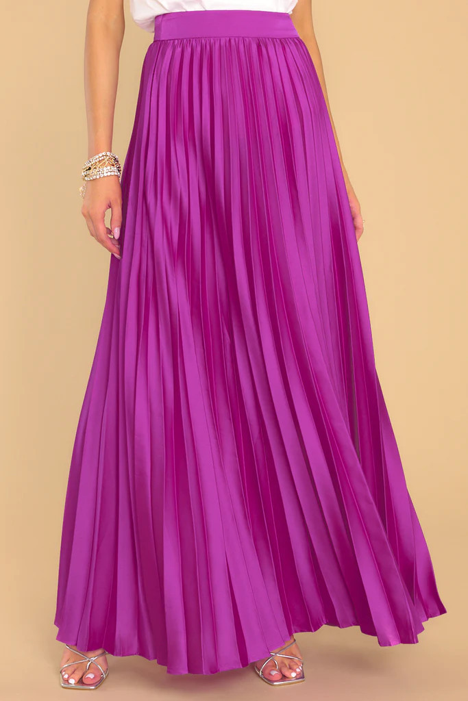 Four Elements Magenta Maxi Skirt | Red Dress 