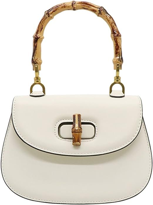 Womens Bamboo Shaped Top Handle Satchel Crossbody | Amazon (US)