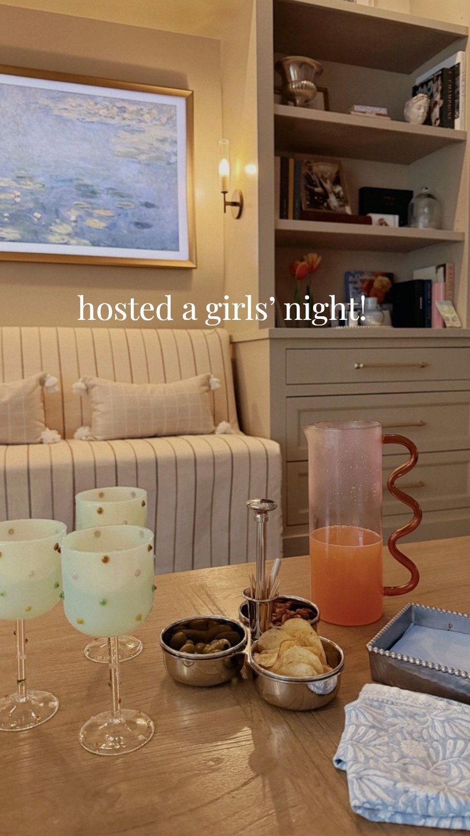 pulled out the fun serving pieces for girls’ night!

#LTKHome