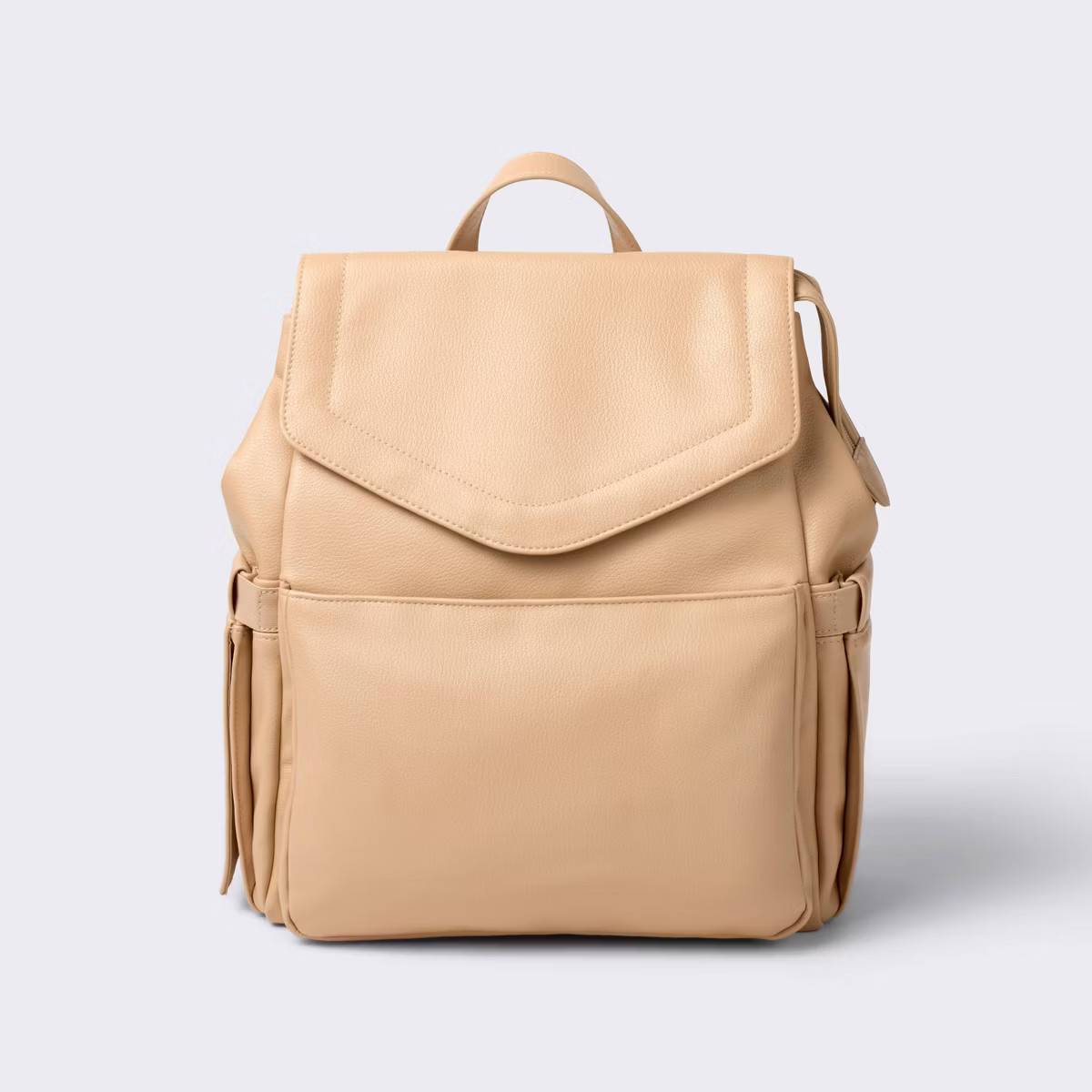 Flap Top Diaper Backpack - Tan - Cloud Island™ | Target