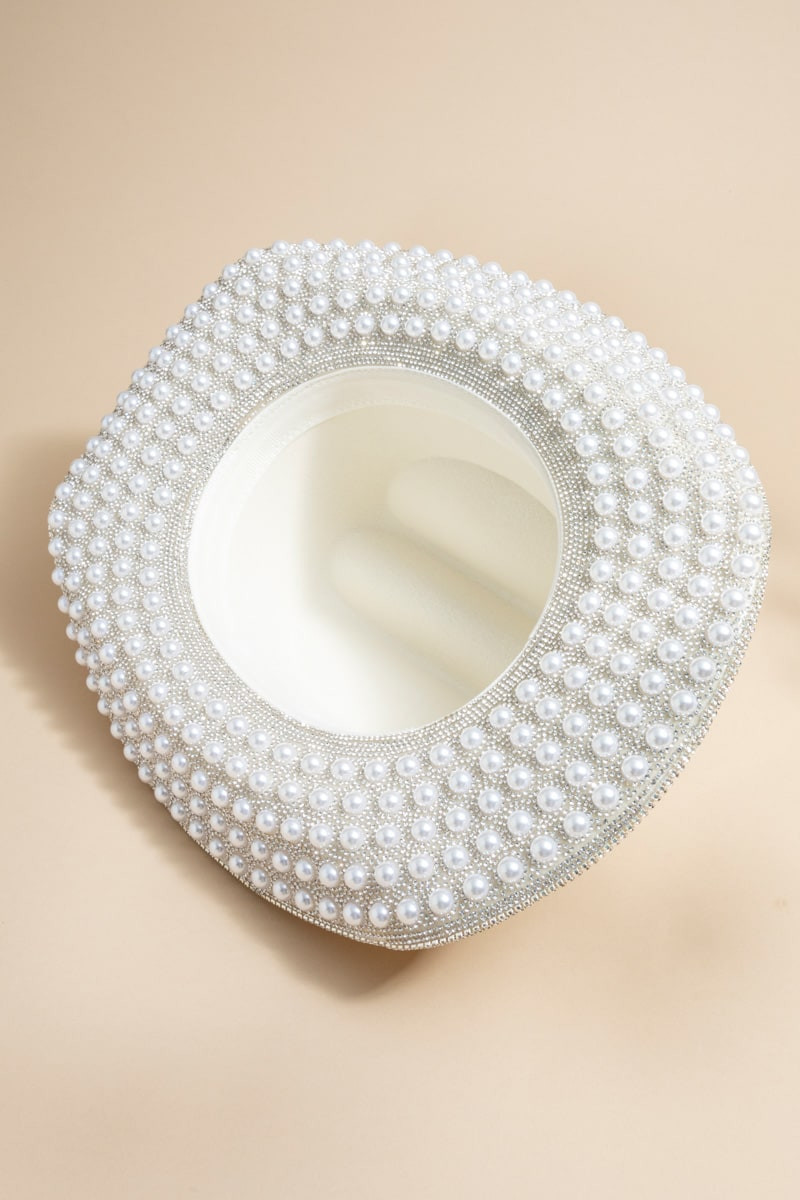 Denise Pearl Embellished Cowboy Hat | Francesca's