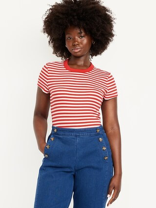 Snug Striped T-Shirt | Old Navy (US)