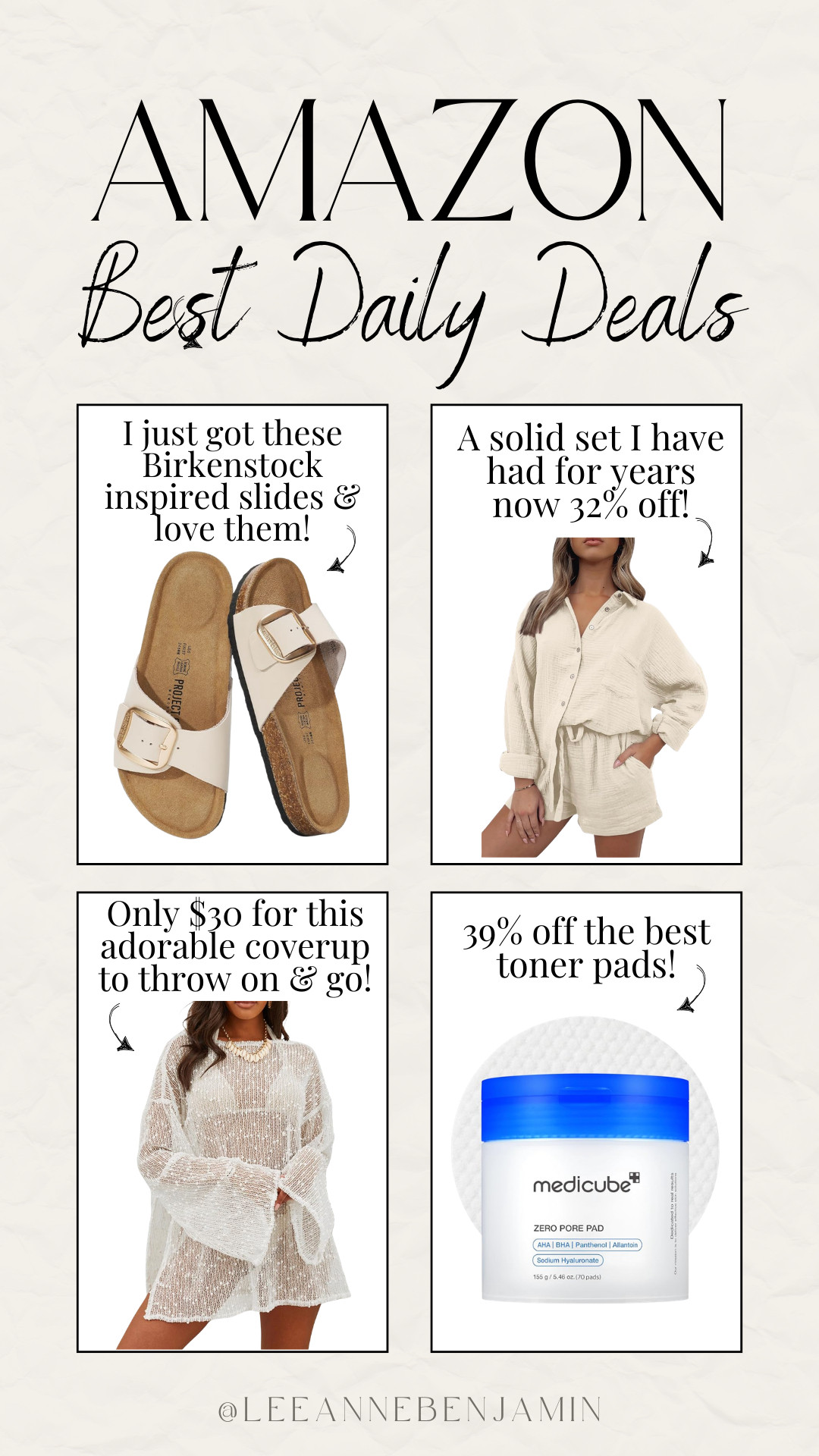 Top 4 daily deals on Amazon today! 

 #LTKootd #LTKSaleAlert #LTKTravel