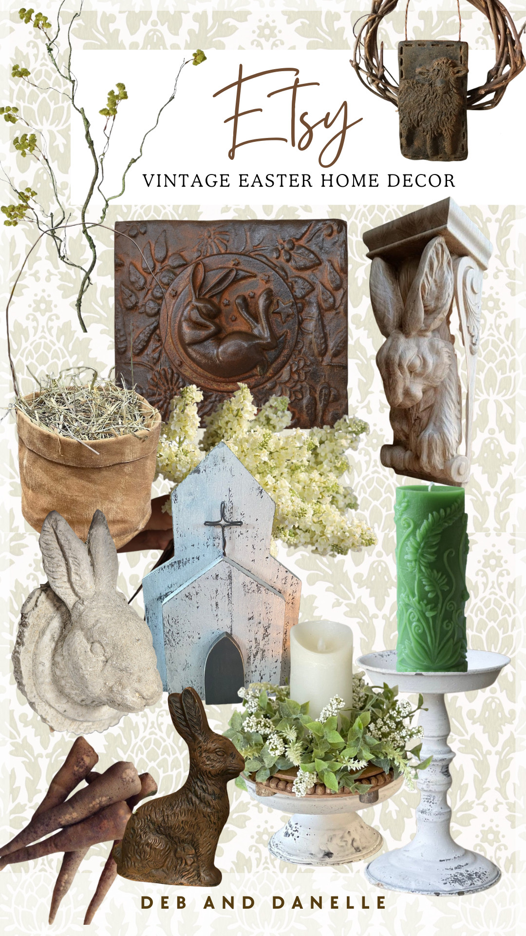 @Etsy is one of the first places I go for seasonal vintage-style home decor pieces. Here are some items I rounded up for your Easter home decor.  

 #LTKSeasonal #LTKHome