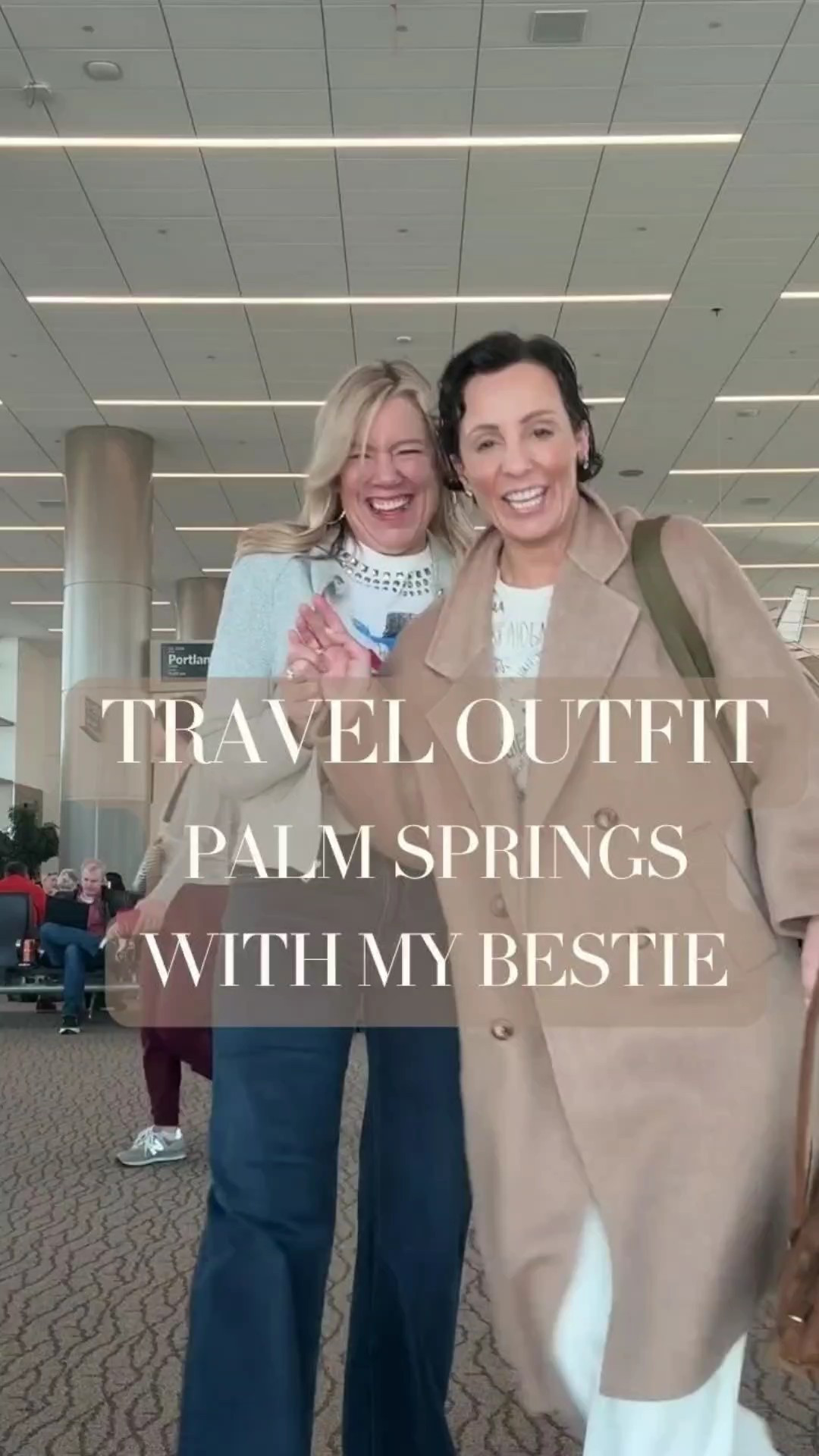 Comment "Shop" and I will send you the links. Travel Outfit for effortless style. The T shirt bestie is wearing is on sale.#StyleWithEugenia#FitIsEverything#StyledByEugenia#ElevatedEverydayStyle#TimelessStyleFormula#quietluxury#modernclassic#effortlessstyle#travelinspo#ltkit

#LTKootd #LTKOver40 #LTKTravel