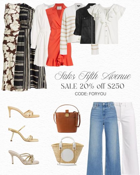 SO many pieces I own are currently on Sak’s sale right now! From my favorite Paige Anessa jeans, to this ruffle ivory blouse I was just wearing on vacation last week, the infamous Holly jacket and of course this beloved Rails cardigan… Get 20% off $250 using code: FORYOU (it ends tonight!) 

#LTKSummerSales #LTKSeasonal #LTKSaleAlert