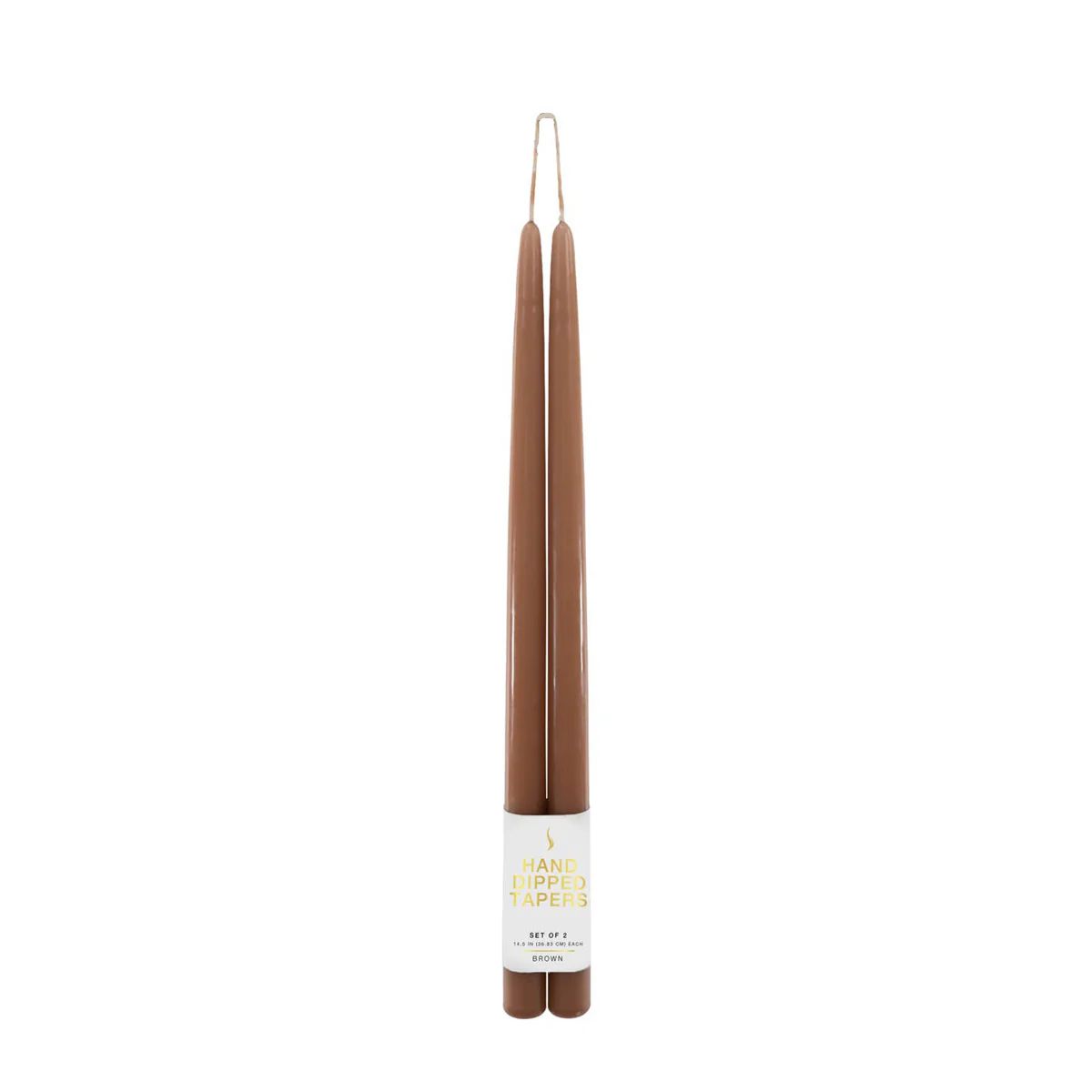 Brown Taper Candles | Tuesday Made