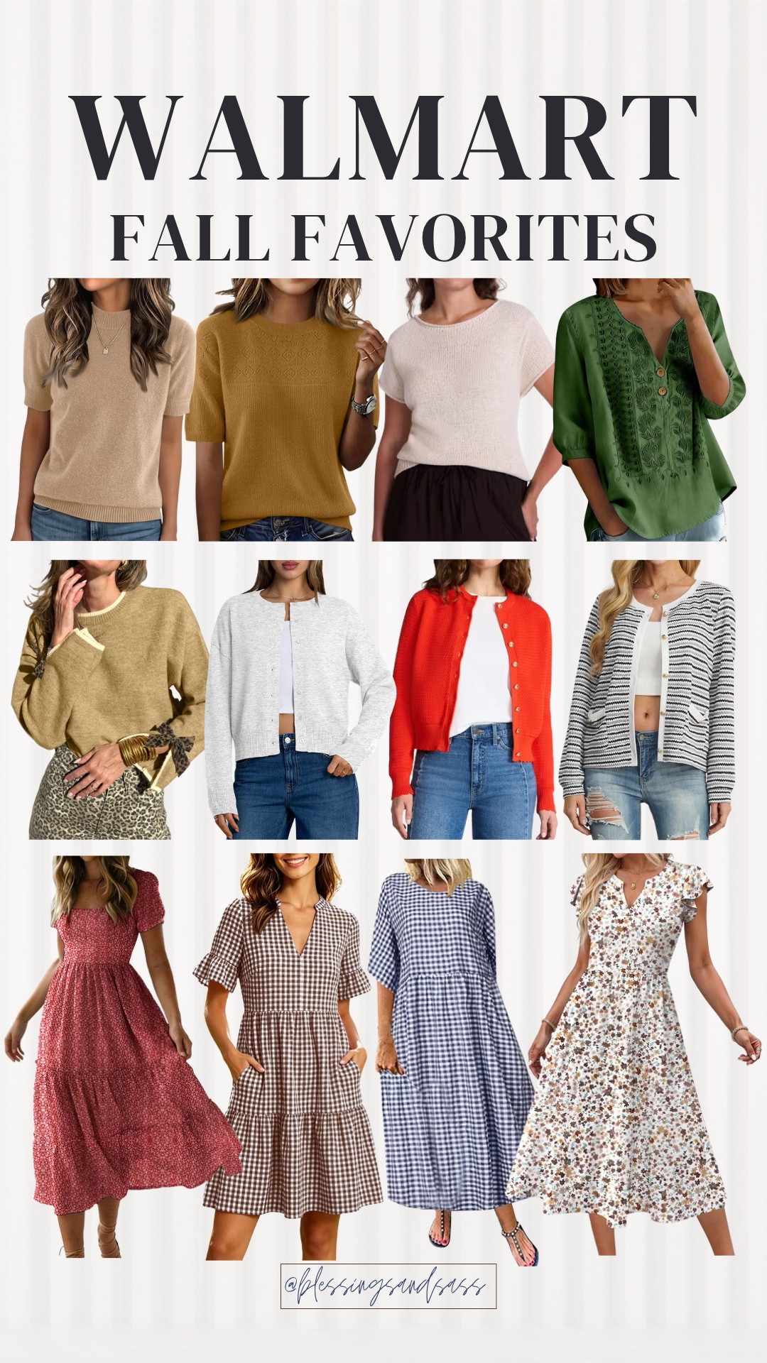 So many cute fall finds at Walmart right now! Sharing cozy sweaters, easy cardigans and dresses that are perfect for transitioning into the new season.✨

#LTKstorytime #LTKSeasonal #LTKOver40