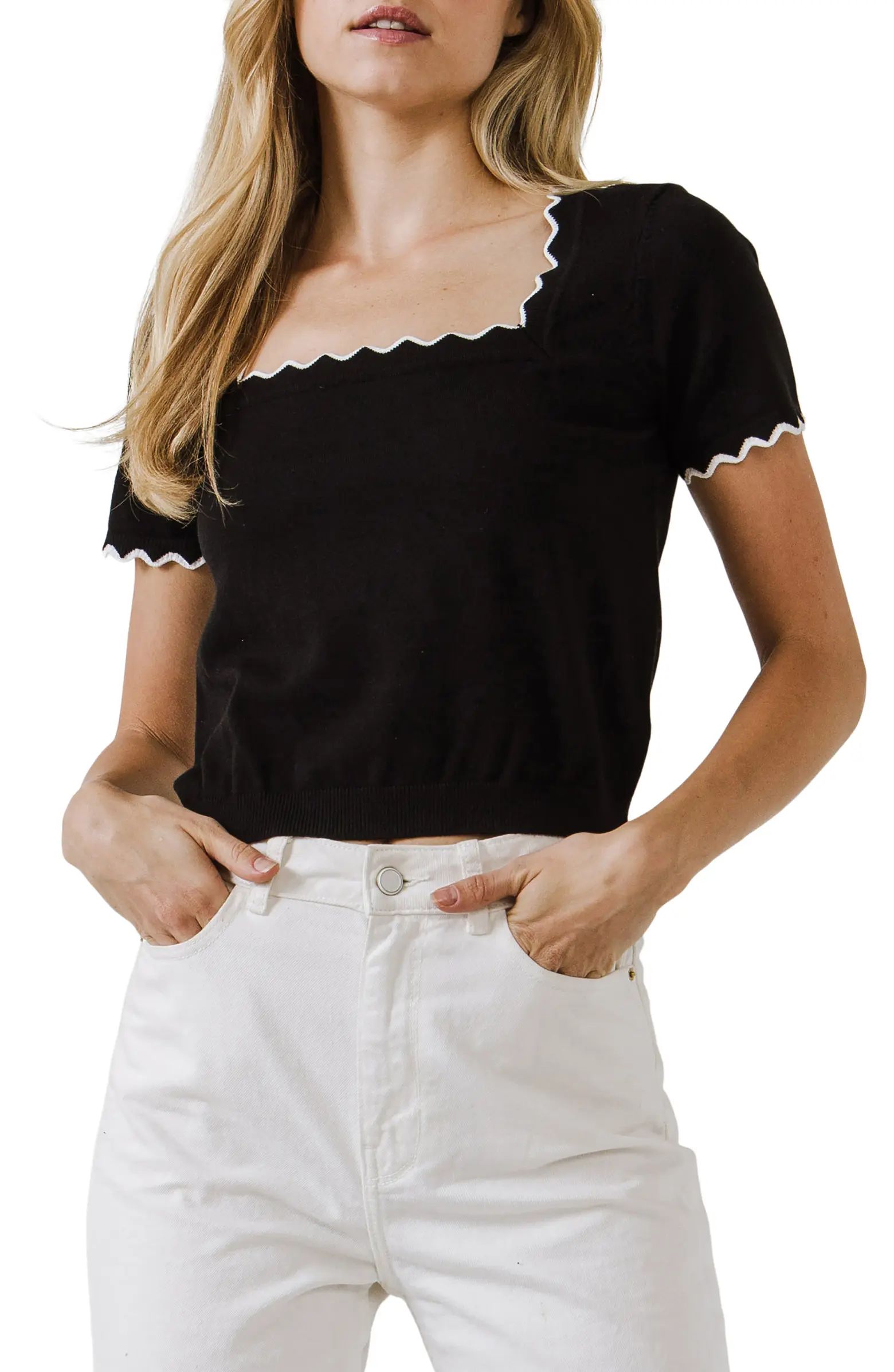 English Factory Scalloped Top | Nordstrom | Nordstrom