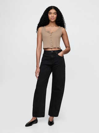Cropped Rib Top | Gap (US)