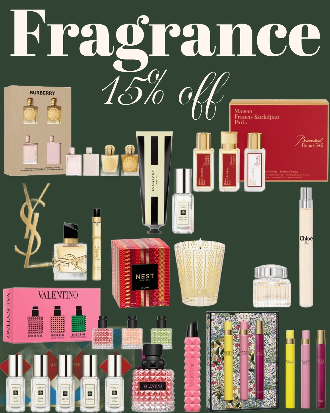 Perfume on sale!

Gifts under $100
Gifts for her
Gifts for him
Unique gifts
christmas gifts 
gift guide
holiday gift guide
gift ideas

#LTKHoliday #LTKFindsUnder100 #LTKGiftGuide