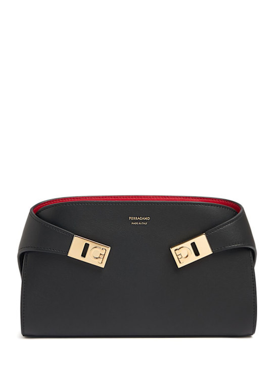 Hug leather clutch | Luisaviaroma