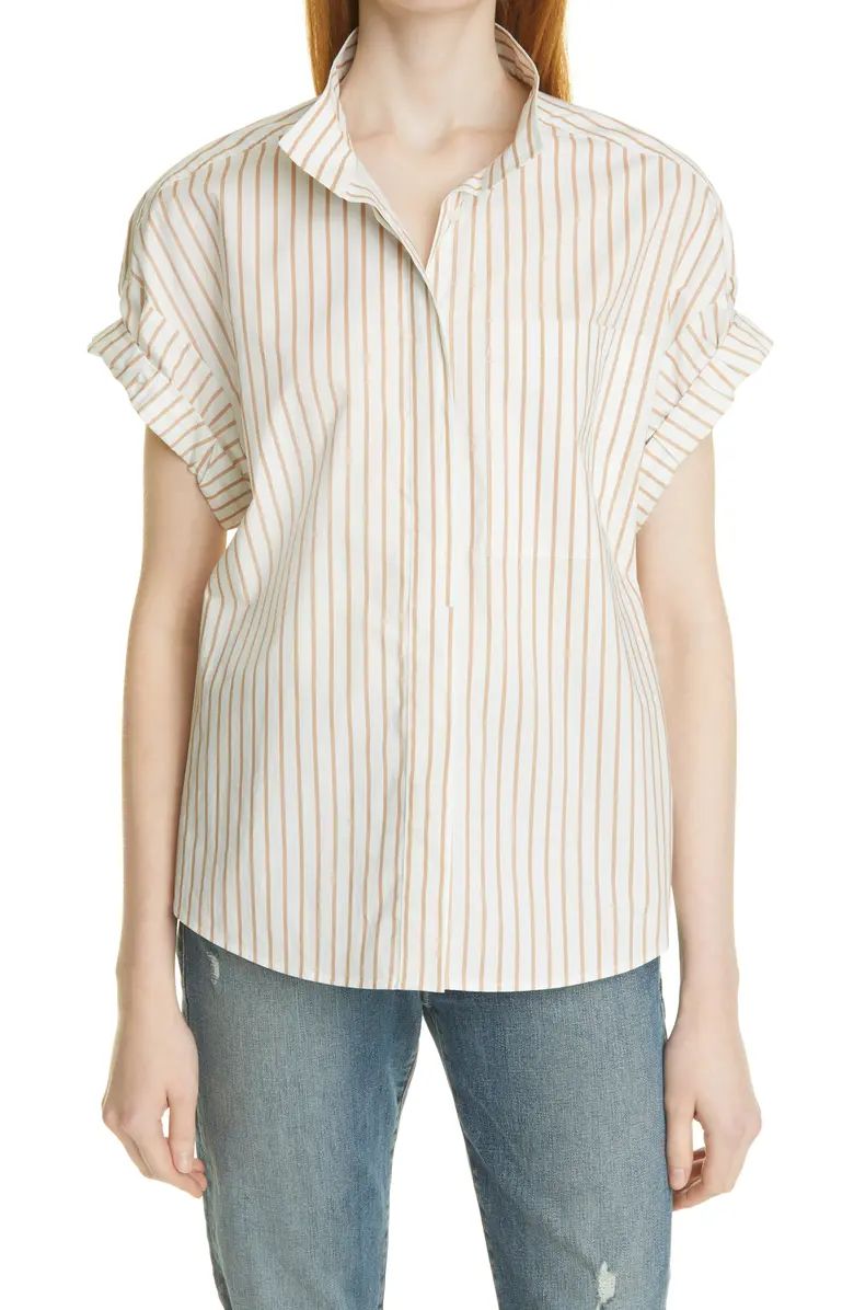 Sheila Stripe Organic Cotton Pocket Shirt | Nordstrom | Nordstrom