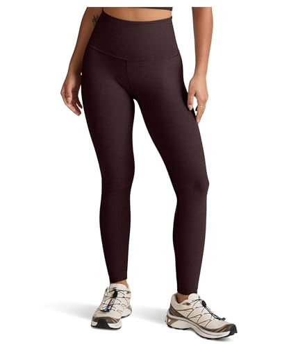 Beyond Yoga Women's Spacedye Caught in The Midi High Waisted Legging, Dark Chocolate Heather, X-Small | Amazon (US)