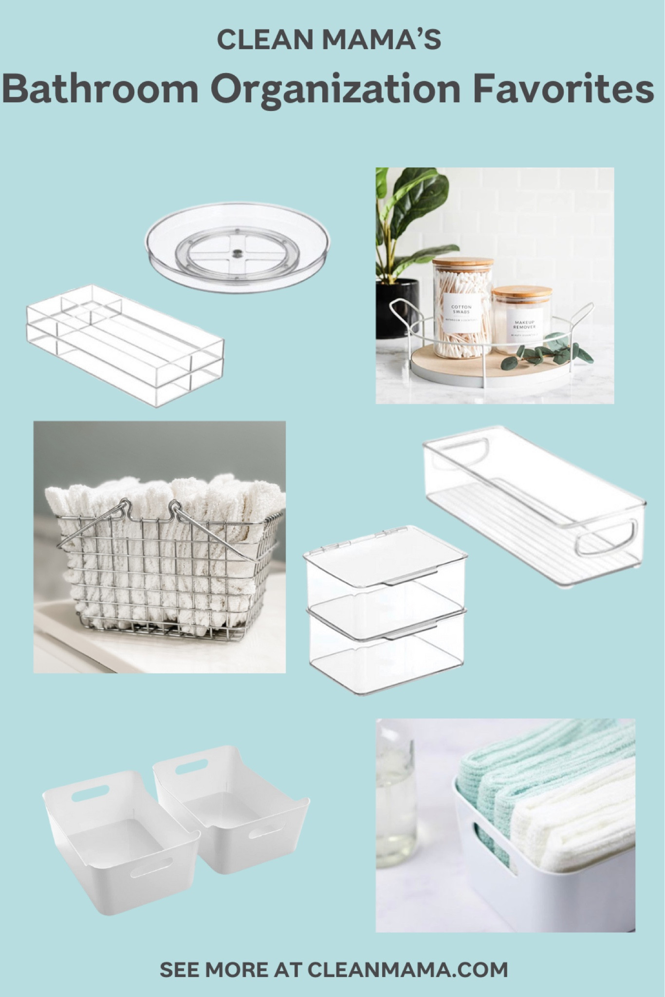 Clean Mama’s Bathroom Organization Favorites