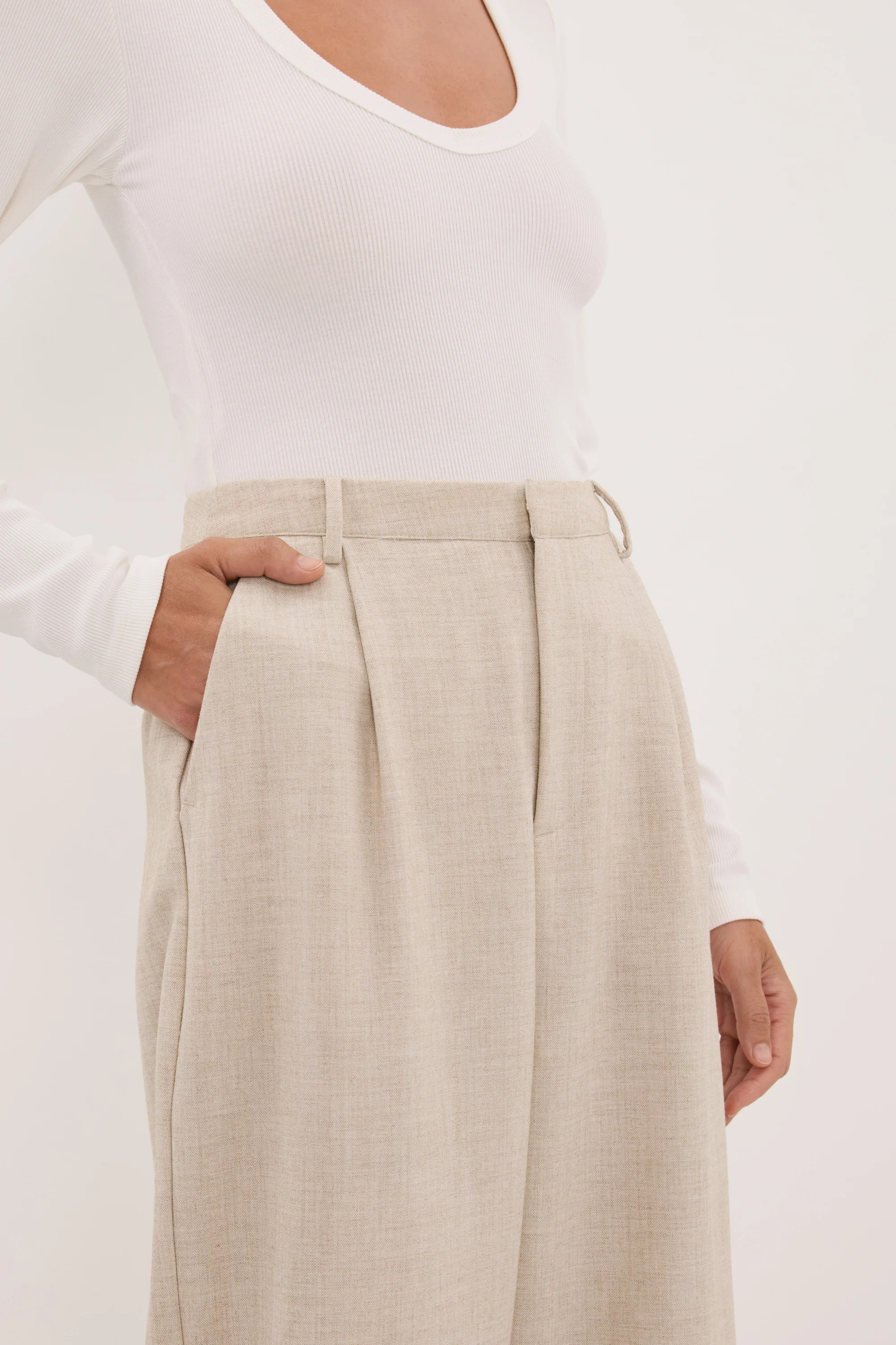 CYRUS NATURAL TAILORED PANT | DISSH