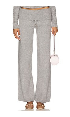 Frankies Bikinis Dawson Cloud Knit Pant in Cloud Cover from Revolve.com | Revolve Clothing (Global)