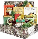 Gift Basket Village Home For The Holidays Care Package, Deluxe Gift Box with Meat and Cheese, Cracke | Amazon (US)
