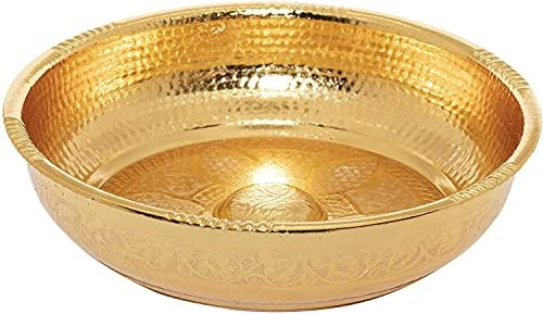 Turkish Authentic Copper Bath Bowl & Hammam Bowl (440gr (15.50 oz) Made of Zinc (Gold) | Amazon (US)