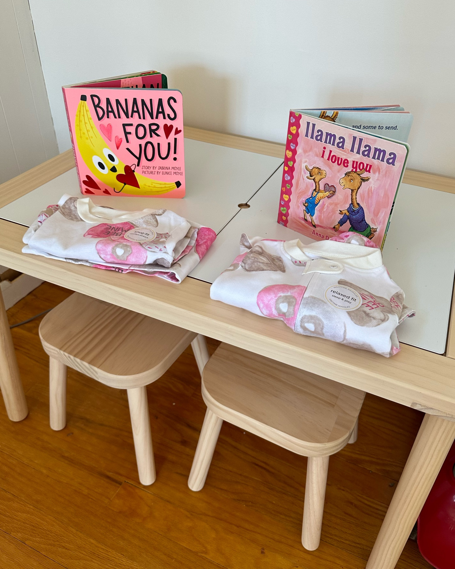 Minimal Valentine’s Day “baskets” for the girls 💕 Instead of buying a bunch of little one-time-use toys, I’m sticking with books & our favorite PJ’s 

#LTKkids #LTKfamily #LTKSeasonal