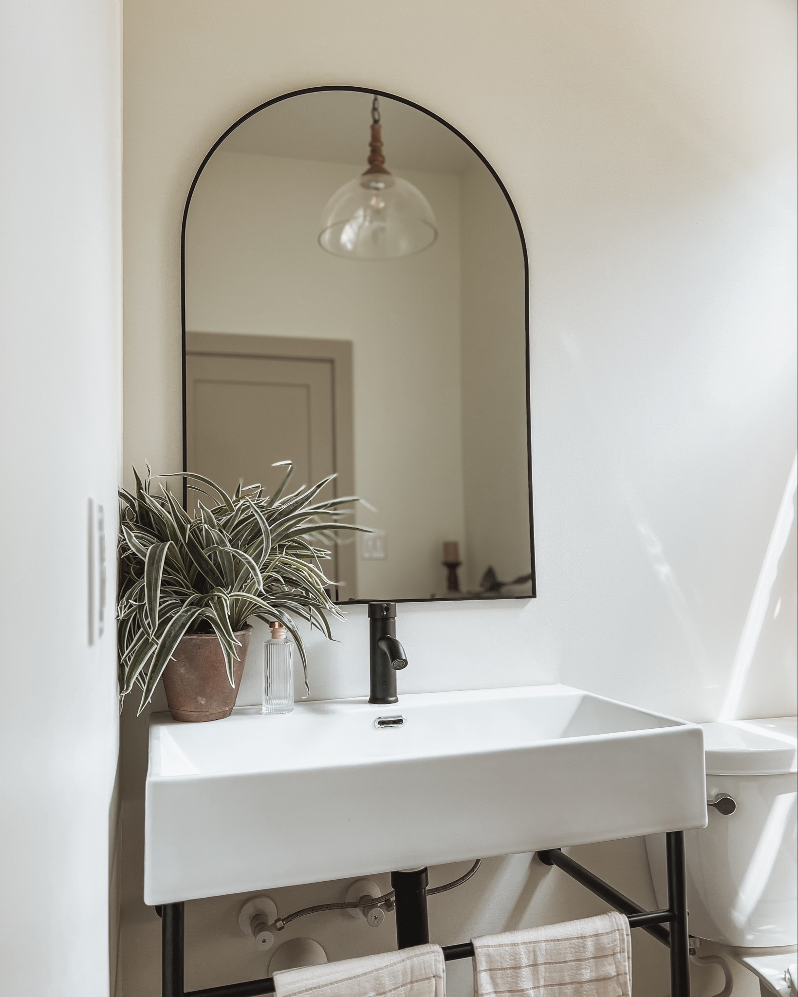 Shop our barndominium powder room 

#LTKHome
