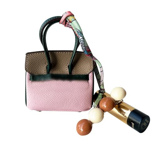 Jamecik Women's Micro Wallets Mini Bag Accessories Lipstick Coin Purses Faux Leather Bags Handbags and Wallets Accessories (Gray pink) | Amazon (US)