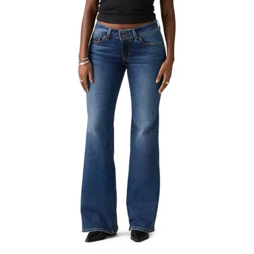 Levi's Women's Superlow Flare Jeans, Healing Power (Stretch), 32 Short, Standard | Amazon (US)
