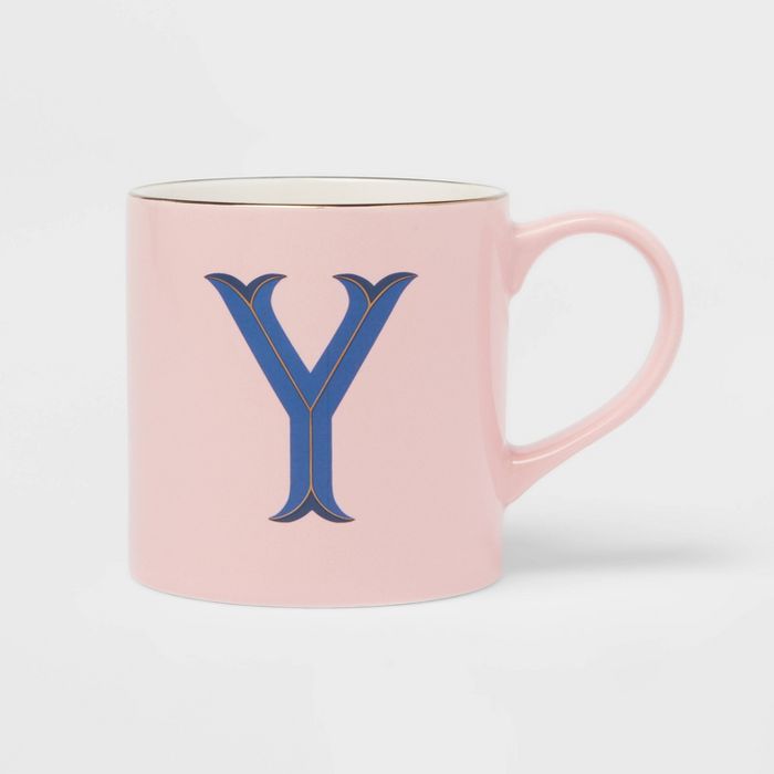 16oz Stoneware Monogram Mug - Opalhouse™ | Target