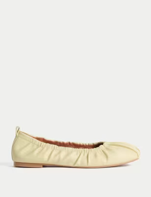Ruched Slip On Ballet Pumps | Marks and Spencer AU/NZ