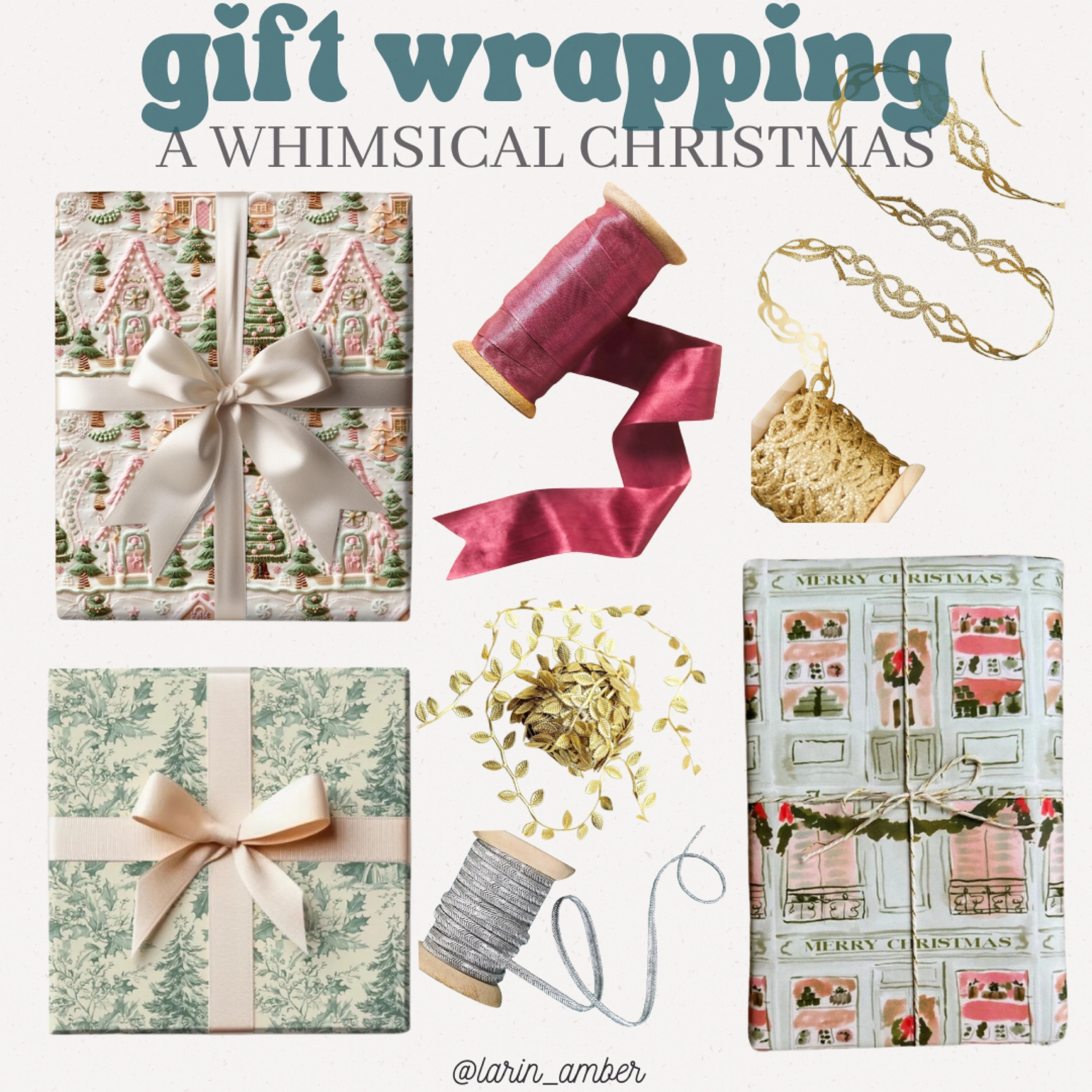 GIFT WRAPPING - a whimsical Christmas 

Christmas ribbon / gift wrap / Etsy finds / Amazon Christmas / Anthropologie / velvet ribbon / 



#LTKHome #LTKSeasonal #LTKHoliday