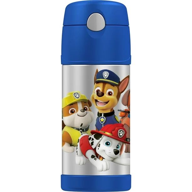 Thermos Vacuum Insulated Stainless Steel 12 Ounce Funtainer with Straw - Paw Patrol | Walmart (US)