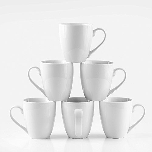 Amuse- Professional Barista "Cozy Collection" Mug for Coffee or Tea- Set of 6 (Large- 16 oz.) | Amazon (US)