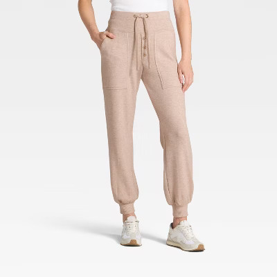 Women's High-Rise Knit Joggers - Universal Thread™ | Target