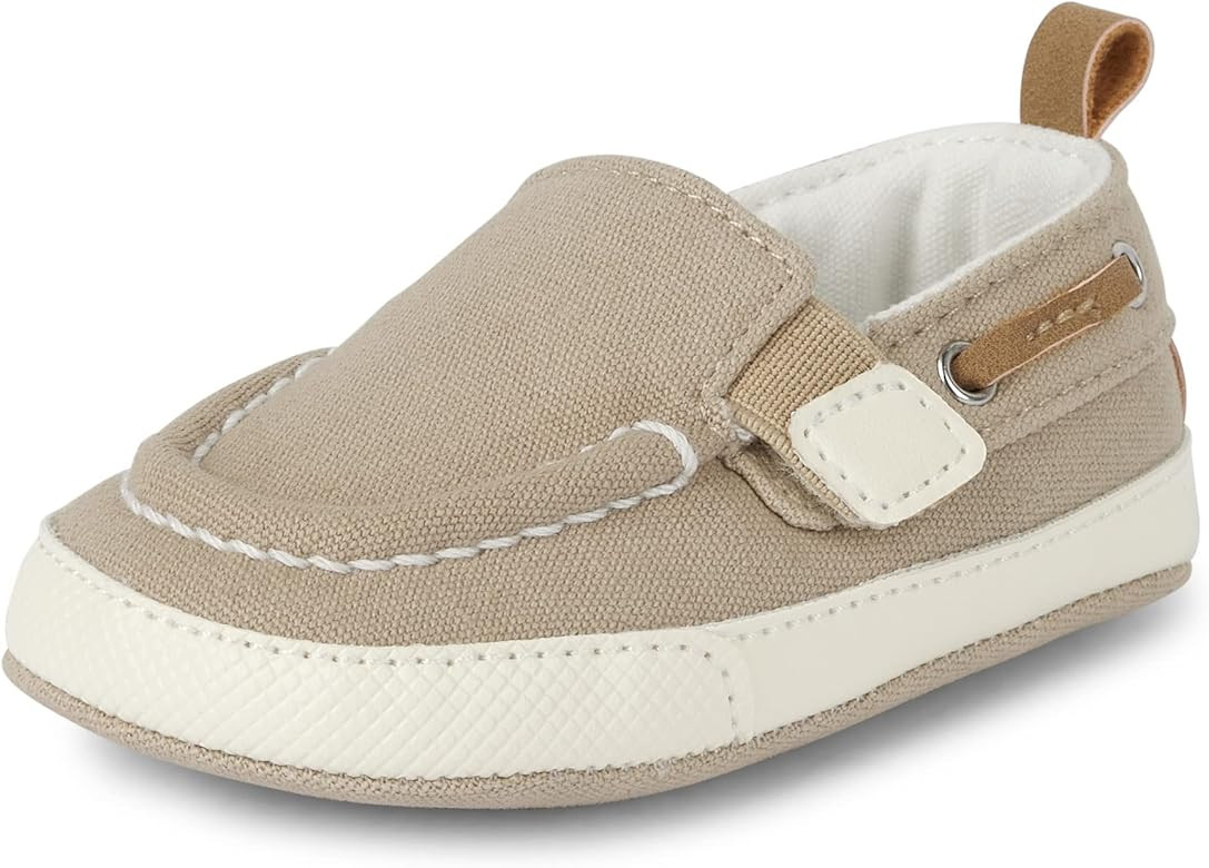 The Children's Place Baby-Boy's Newborn Boat Shoes | Amazon (US)