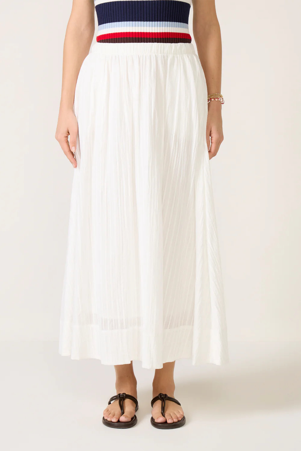 Shadow Stripe Maxi Skirt | Evereve